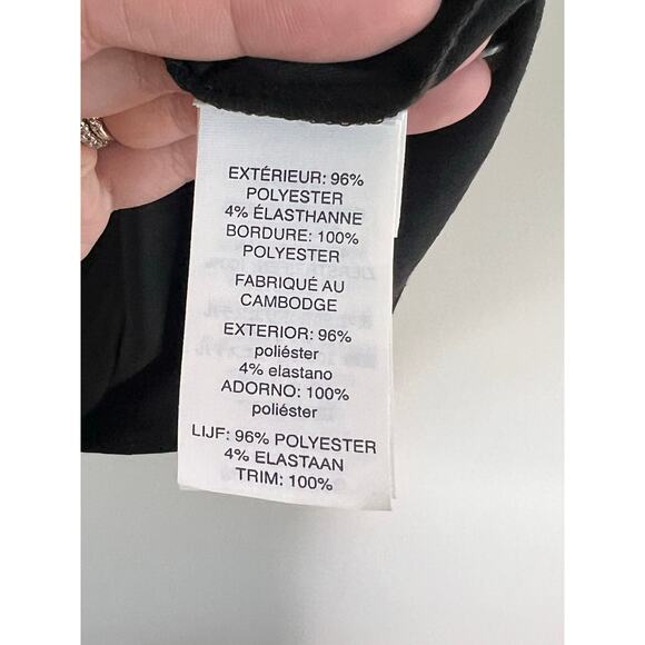 Vuori Sleeveless High Neck Energy Ultrasoft Performance Crop Tank Top Black M - Picture 5 of 7